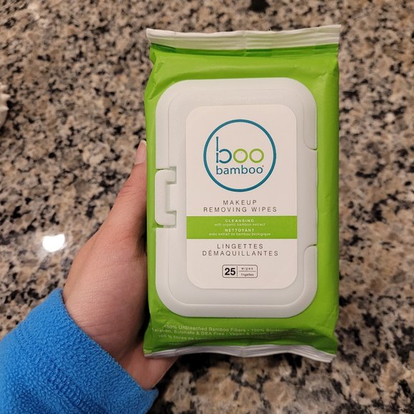 Boo Bamboo SKIN BALANCING BAMBOO MAKEUP REMOVER WIPERS 25x PACK - Picture 3 of 10